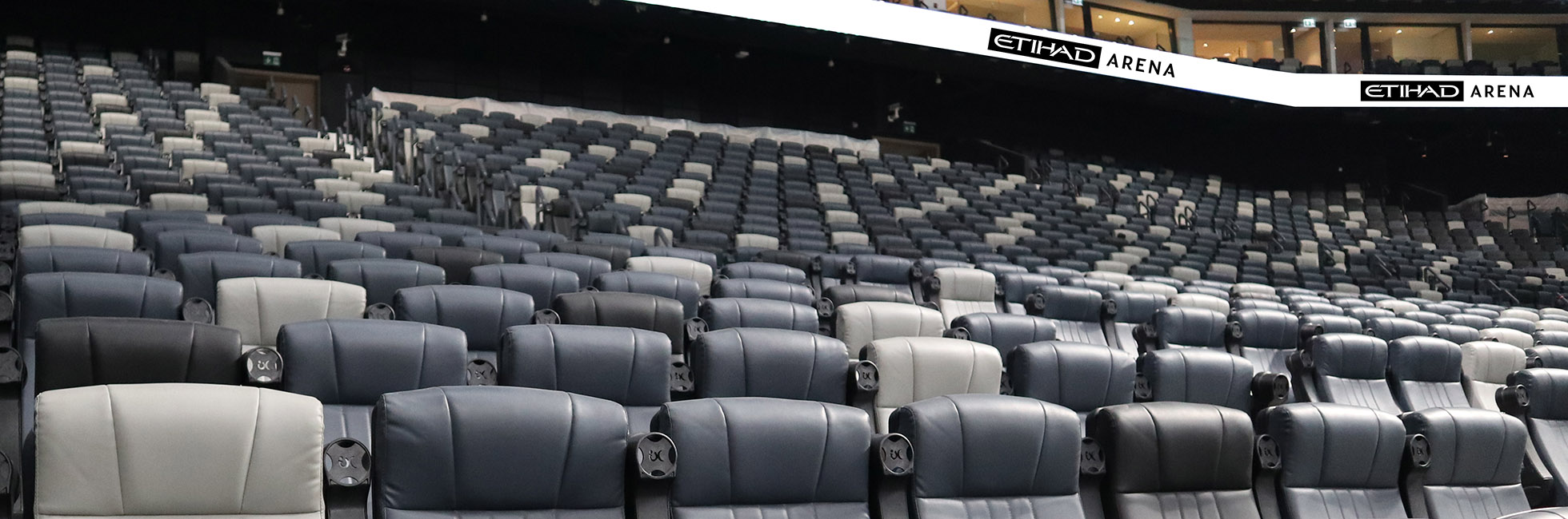 view of the Chairman's Lounge at Etihad Arena